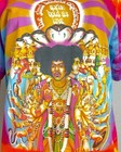 Custom Hand-dyed Jimi Hendrix  axis  Bold As Love  Tee Sz S m