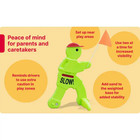 Step2 Kidalert Warning Sign Kids At Play Safety Sign Reflective Flag Green