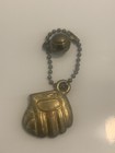 Vintage Metal Baseball Glove And Ball Charms Key Chain Charm Premium