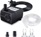 Fountain Pump  80gph 4w 300l h  Submersible Water Pump  Durable Outdoor Fountain