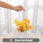 Clear Plastic Vinyl Tablecloth Dining Table Cover For Parties  60x84in Oblong