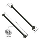 2x  45 Steel 107mm Rear Driveshaft Dogbone For Arrma 1-7 Mojave Upgrade Parts