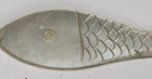 Antique Mother Of Pearl Chinese Fish Gaming Chip Coy With Bird Carvings Lot Of 2