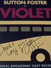 Sutton Foster Signed Autographed Violet Original Broadway Cast Recording Cd Rare