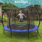 10ft Trampoline Outdoor  600lbs Weight Capacity W  Safety Enclosure Net For Kids