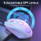 Wireless Gaming Mouse  Rechargeable 10000 Dpi Led Pc Mouse