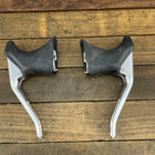 Vintage Dia Compe Brake Levers Aero  Road Drop Bar 80s Black Hoods  A5