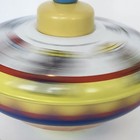 Vintage Ohio Art Tin Metal Toy Spinning Top-works Great  Circus Design 50   s-60   s