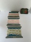 Fashion Trimming Scalloped Lace Vtg Lot Of 3   Nickel Plated Needles 10 Count