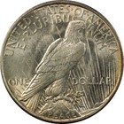 1935-s Choice Au  Pcgs Au58 Peace Silver Dollar - Lustrous  Toned  Semi-key Date