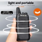 2 Pack Rt22 Walkie Talkies Long Range Rechargeable Frs Vox Usb-c Two Way Radio