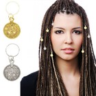 173 Dreadlocks Beads Hair Braid Rings Clips Dread Locks Hair Braiding Metal Cuff