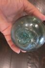 Vintage Japanese Glass Fishing Float Okinawa Japan Marked  made In----  Softball