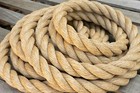 Promanila Rope Unmanila Synthetic Un Manila Tan Poly Decorative Deck Dock Rail