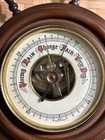 Ship Wheel Vintage Barometer Made In Western Germany