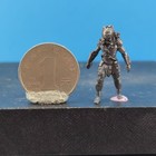 2pcs Mini Metal Predator Figurine  Sci-fi Movie Alien Hunter Collectible Statue