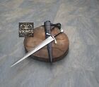Hand Forged Carbon Steel Viking Sword Sharp Medieval Arming With Scabbard Gift