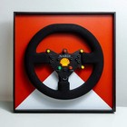 Ayrton Senna 1993 Mclaren Mp4 8 Steering Wheel 3d Wall Art  team Livery 