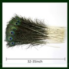 Tharaht 24pcs Peacock Feathers Long Natural In Bulk 32-35 Inch 80-90 Cm For V   