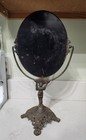 Antique Victorian Era Cast Iron Figural Mirror 