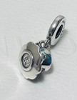 Pandora Teacup Blue Pendant Bracelet Charm  a Cup Of Tea Solves Everything 