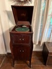 Antique Victor Victrola Phonograph Vv-xi  Talking Machine Record Player   plays