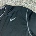 Nike Pro Combat Shirt Mens Xl Black Dri-fit Compression Short Sleeve Athletic