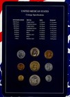 Coin Sets Of All Nations Mexico 1987-1989 Unc 1000 Peso 1989 100 5000 Pesos 1988