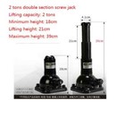 High Quality 2t Two-piece Spindle Pallet Truck With Vertical Hydraulic Cylinder