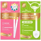 4 Vaginal Ph Test Strips   4 Uti Test Strips For Women - At Home Testing Kit