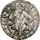 Cilician Armenia - 1 Tram - Levon I  1198-1219  - Silver - Ngc Unc Details