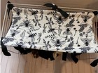 Guinea Pig Small Pet Fleece Forest  Cage Accessory  Hide  Rabbit  Black   White
