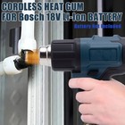 Heat Gun For Bosch 18v Lithium Battery 360w Hot Air Gun Kit 4   Nozzles New
