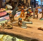 Vintage Manoil Barclay Dime Store Lead Metal Toy Soldiers Figures Lot Of 19