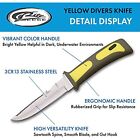Szco Supplies Diver s Knife  yellow   210424-yw