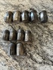 Old Sterling Silver Individual Set Salt  Shakers Scrap 39 6 Grams Silver Lot