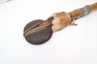 Plains Native American Sioux Indian Stone Beaded Leather Head War Club 25  Vtg