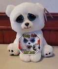 Feisty Pets Karl The Snarl Polar Bear Plush - Brand New
