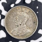 1913 East Africa   Uganda 25 Cents Lot c9712 Silver  Nice 