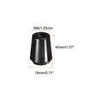 M8x40mm Female Threaded Hand Knobs Cylinder Insert Handles For Mechanical  4pcs