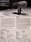 Vintage 1980 s Shure Sm-62 Dynamic Cardioid Microphone Usa Low Z W Accessories 6