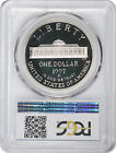 1997-p Botanical Silver Commemorative Dollar Pr69dcam Pcgs Proof 69 Deep Cameo