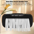 Home Office Electric Shredder 6 Sheet Crosscut Paper Credit Cards Fr Home Office