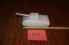 Vintage Marx Battleground Light Gray German  351 Army Tank Eg - Mpc  Timmee