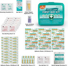 420 Piece First Aid Kit  6 Individual Boxes Of 70 Items Each - Contains Premium 