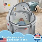 Fisher-price Portable Bassinet On-the-go Baby Dome  Travel Play Space With De