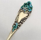 Baltimore Maryland Md Sterling Silver Souvenir Spoon 3 1 2  Enameled Vtg Antique