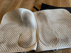 Thinline Dressage Saddle Pads     Set Of 3 Black Pads     Shock Absorbing