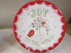 Pottery Barn Kids Set Of  4 Vintage Christmas Plates Melamine Deer   Birds