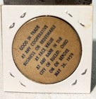 Brothers Of The Brush Euclid Ohio Wooden Nickel 
